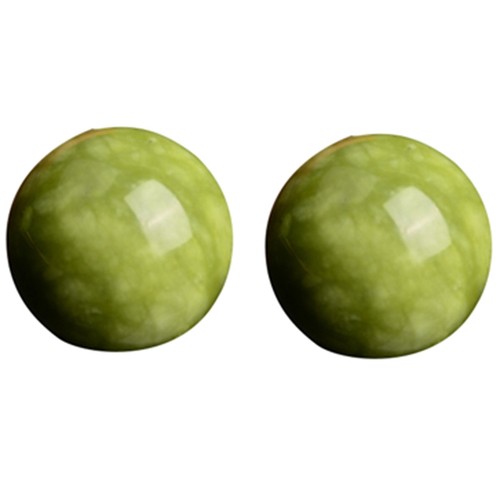 2pcs marble jade baoding - 2pcs,
