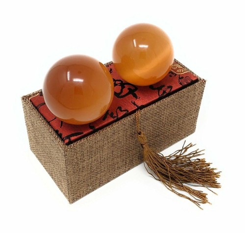 Tiger eye baoding gemstone - tiger,