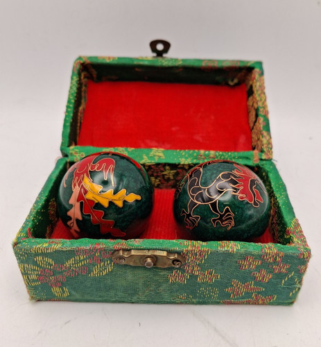Set green chinese baoding - green,